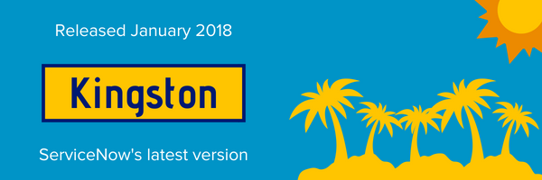 Kingston ServiceNow Version